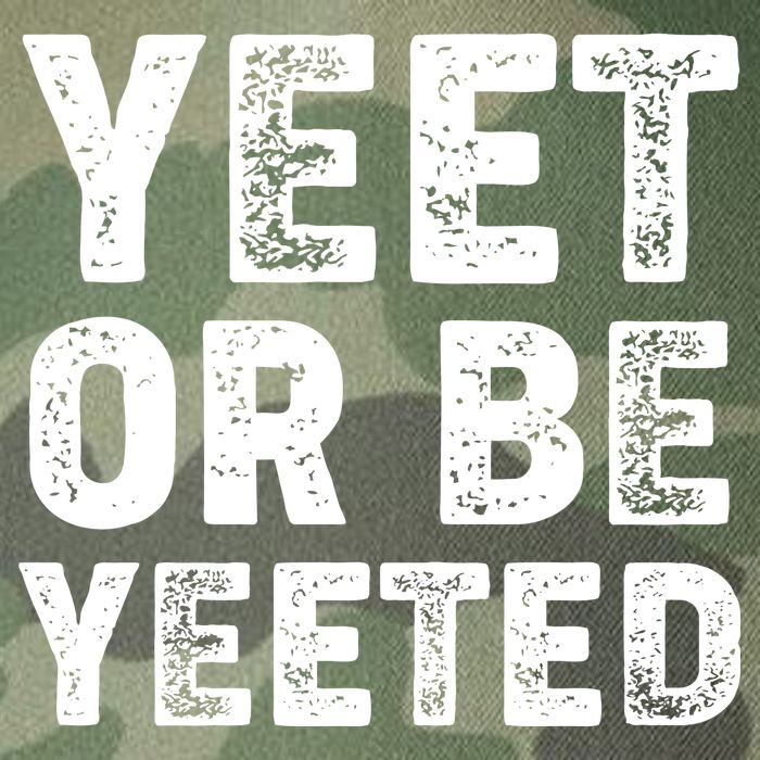 Yeet Or Be Yeeted Legacy Tie Dye Trucker Hat