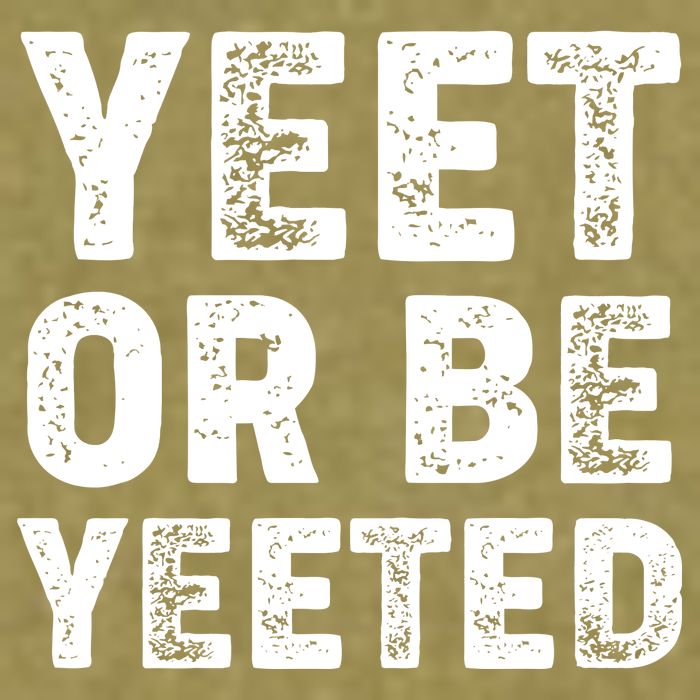 Yeet Or Be Yeeted Garment-Dyed Women's Muscle Tee