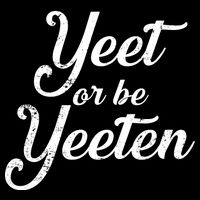 Yeet Or Be Yeeten Cropped Pullover Crew