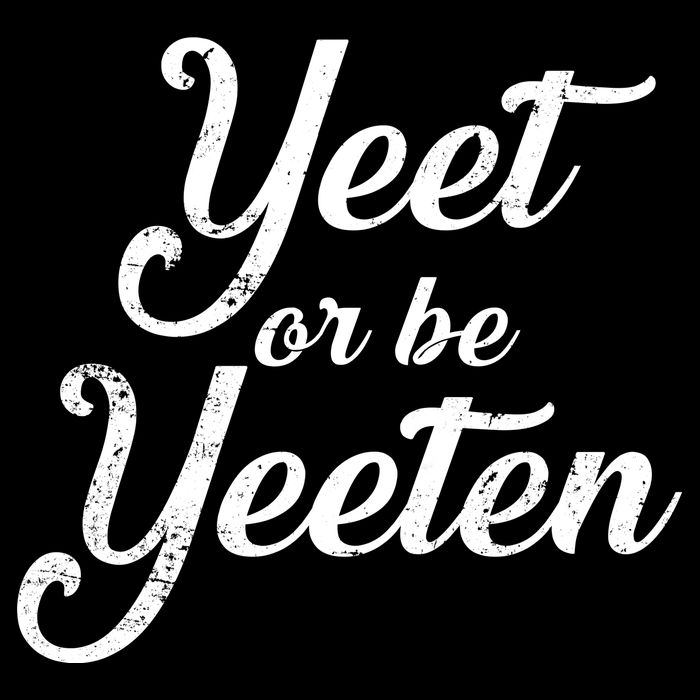 Yeet Or Be Yeeten Cropped Pullover Crew