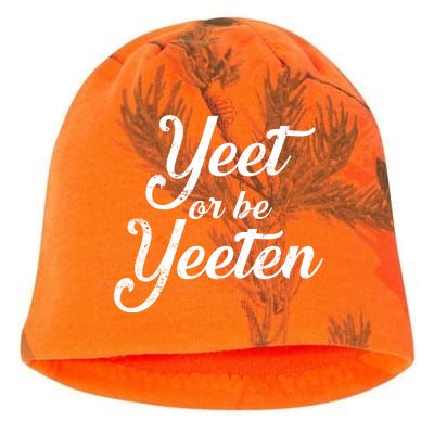 Yeet Or Be Yeeten Kati - Camo Knit Beanie