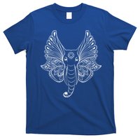 Yoga Elephant Geometric Indian Buddha Yogi Gift Cute Gift T-Shirt