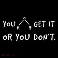 You Either Get Or You Don´t Funny Chemistry Pun Saying City Backpack