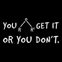 You Either Get Or You Don´t Funny Chemistry Pun Saying Backpack