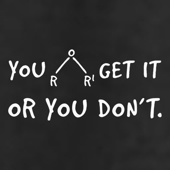 You Either Get Or You Don´t Funny Chemistry Pun Saying Golf Towel