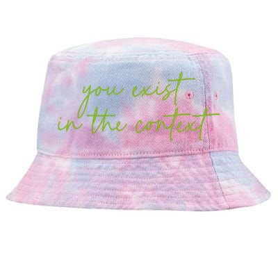 You Exist In The Context Kamala Design Coconut Brat Tie-Dyed Bucket Hat