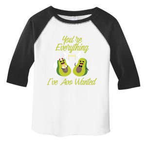 You're Everything I've Avo Wanted Cute Avocado Halves Gift Toddler Fine Jersey T-Shirt