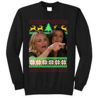 Yelling At A Cat Ugly Christmas Sweater Meme Sweatshirt