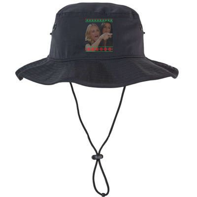 Yelling At Cat Meme Funny Ugly Christmas Bucket Hat