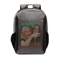 Yelling At Cat Meme Funny Ugly Christmas Vector Backpack