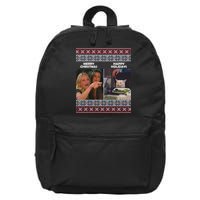 Yelling Cat Meme Christmas Sweater Funny 16 in Basic Backpack