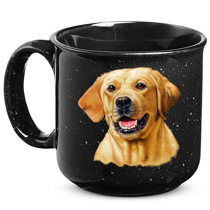 Yellow Lab 15oz Campfire Ceramic Mug