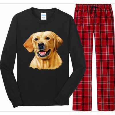 Yellow Lab Long Sleeve Pajama Set