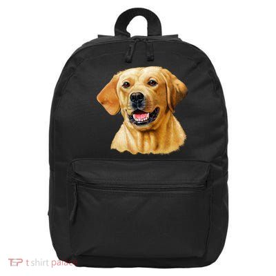 Yellow Lab 16 in Basic Backpack