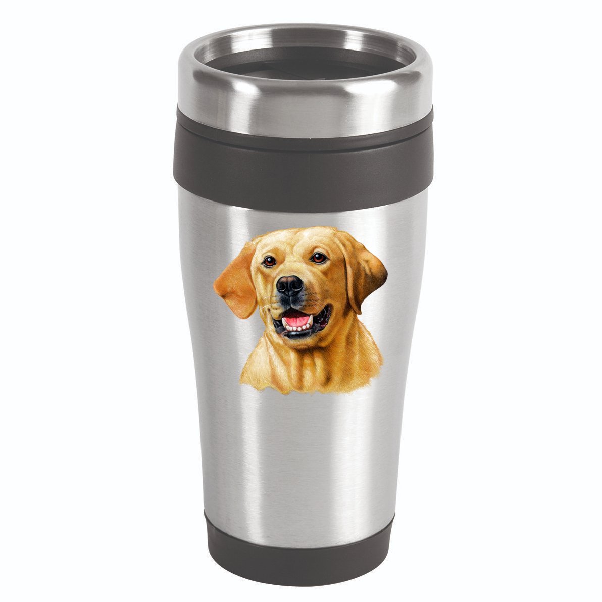 Yellow Lab 16oz Travel Tumbler