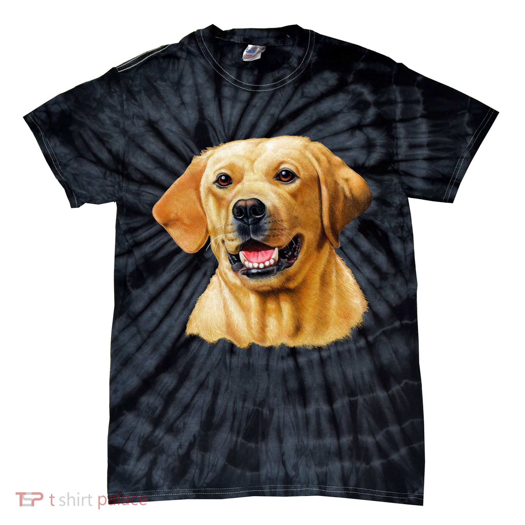 Yellow Lab Tie-Dye T-Shirt