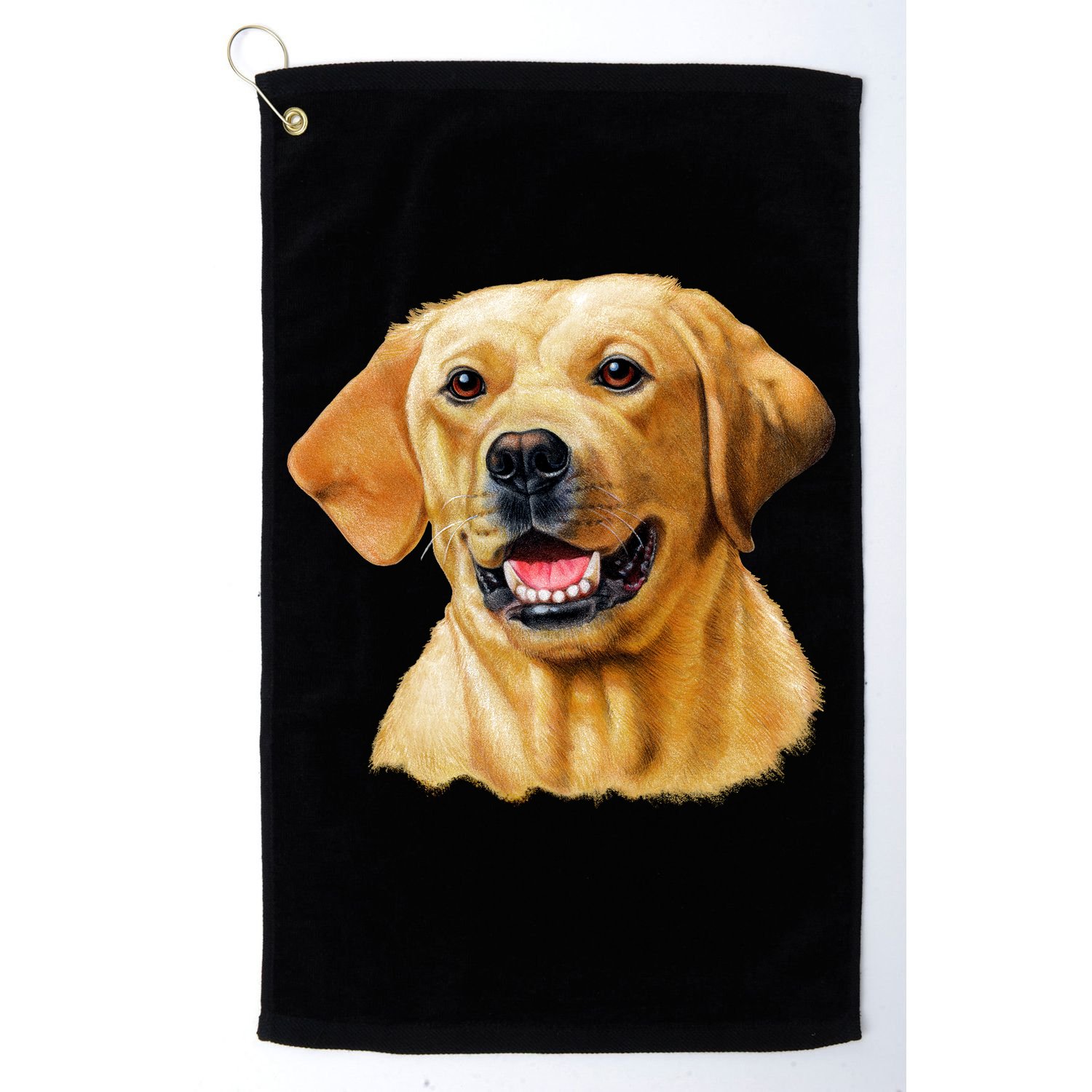 Yellow Lab Golf Towel
