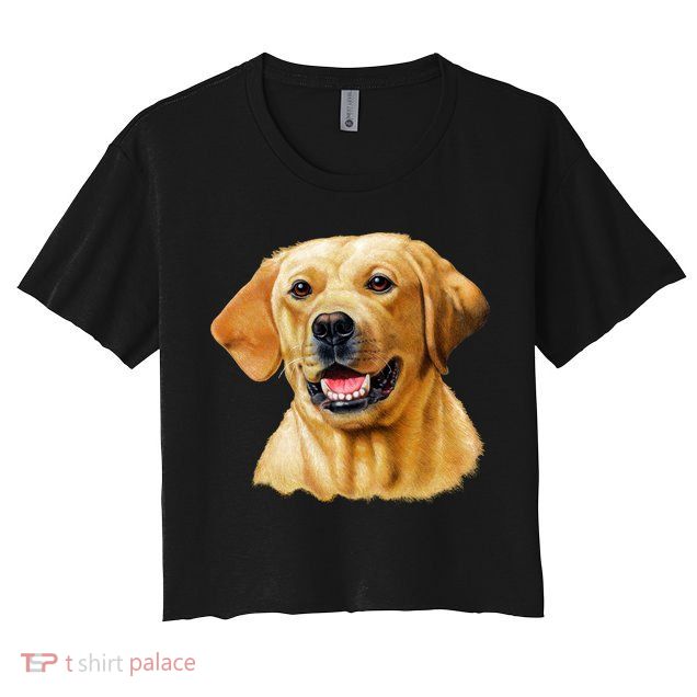 Yellow Lab Crop Top