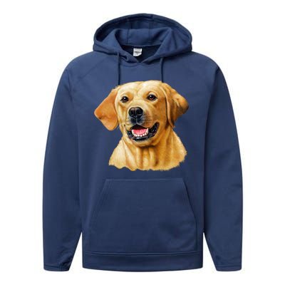 Yellow Lab Performance Fleece Hoodie