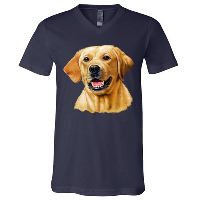 Yellow Lab V-Neck T-Shirt