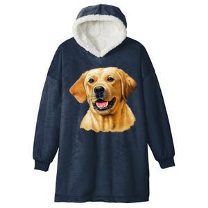 Yellow Lab Hooded Wearable Blanket