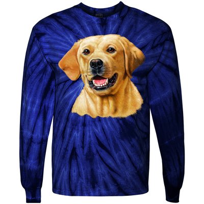 Yellow Lab Tie-Dye Long Sleeve Shirt