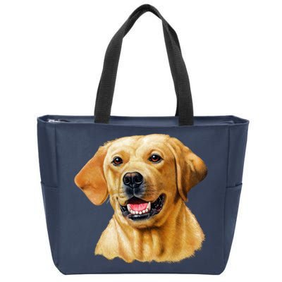 Yellow Lab Zip Tote Bag