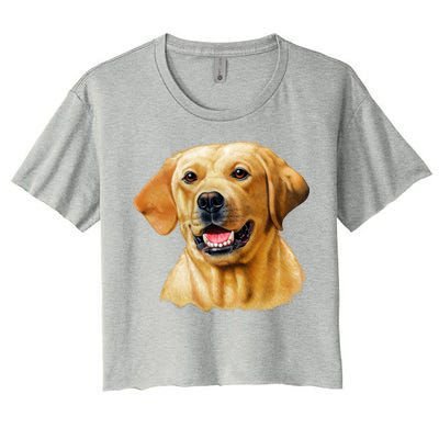 Yellow Lab Women's Crop Top Tee