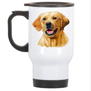 Yellow Lab Stainless Steel Travel Mug