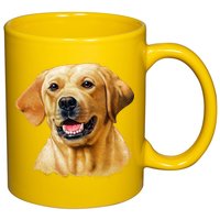 Yellow Lab 11oz C Handle Ceramic Mug