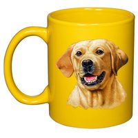 Yellow Lab 11oz C Handle Ceramic Mug