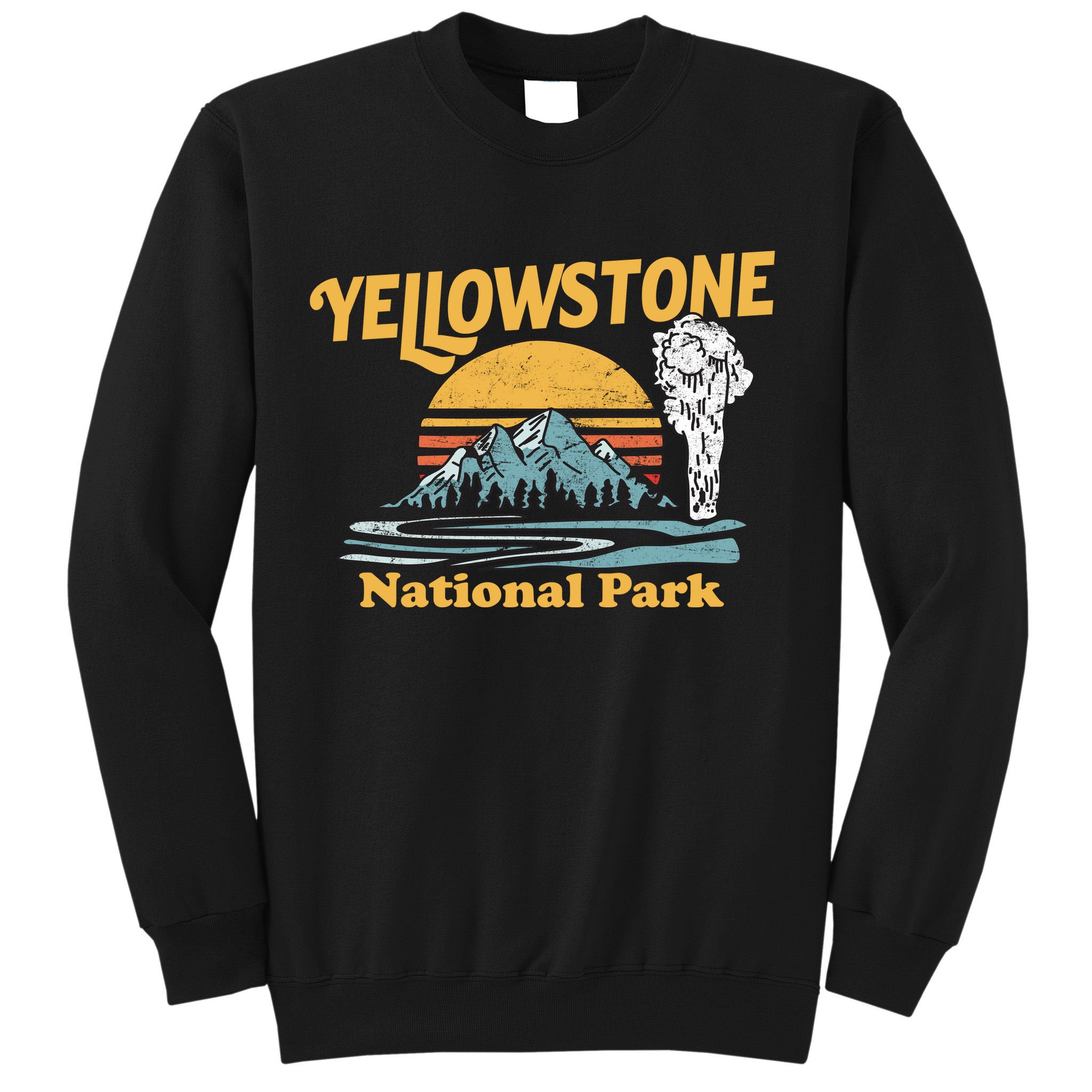 Yellow Stone Park Retro Sweatshirt