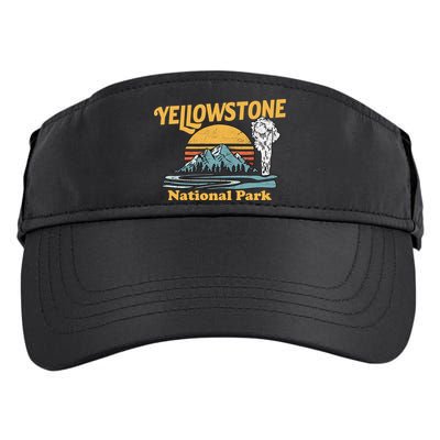 Yellow Stone Park Retro Adult Drive Performance Visor