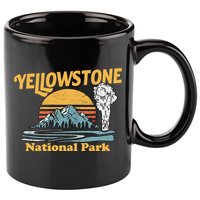 Yellow Stone Park Retro 11oz C Handle Ceramic Mug