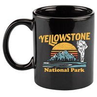 Yellow Stone Park Retro 11oz C Handle Ceramic Mug