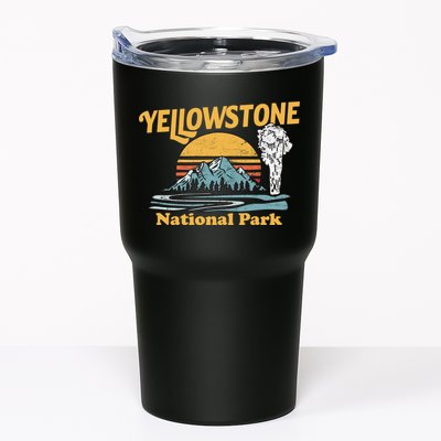 Yellow Stone Park Retro Tumbler