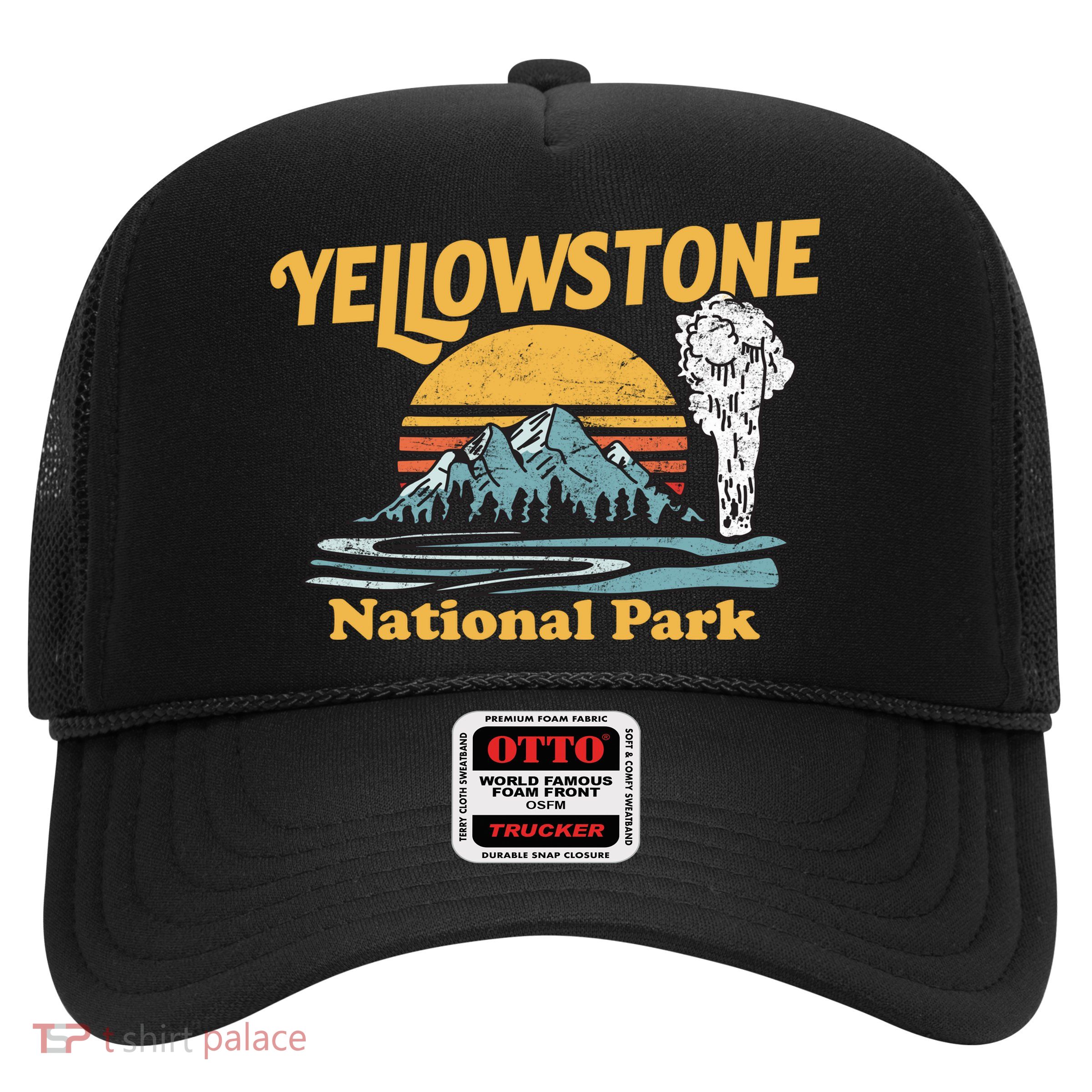 Yellow Stone Park Retro Trucker Hat