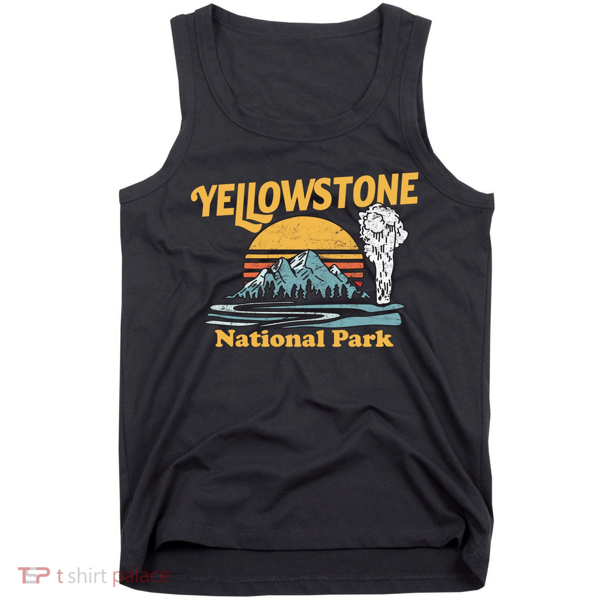 Yellow Stone Park Retro Tank Top
