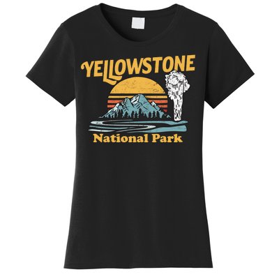 Yellow Stone Park Retro Women's T-Shirt