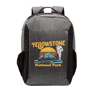 Yellow Stone Park Retro Vector Backpack