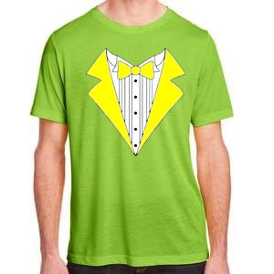 Yellow Tuxedo Tux Wedding Adult ChromaSoft Performance T-Shirt