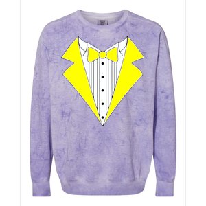 Yellow Tuxedo Tux Wedding Colorblast Crewneck Sweatshirt