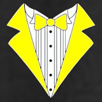 Yellow Tuxedo Tux Wedding Cool Comfort Performance Bucket Hat