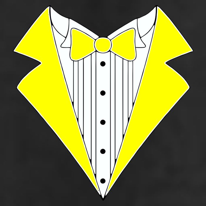 Yellow Tuxedo Tux Wedding Cool Comfort Performance Bucket Hat