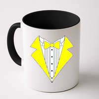 Yellow Tuxedo Tux Wedding Mug