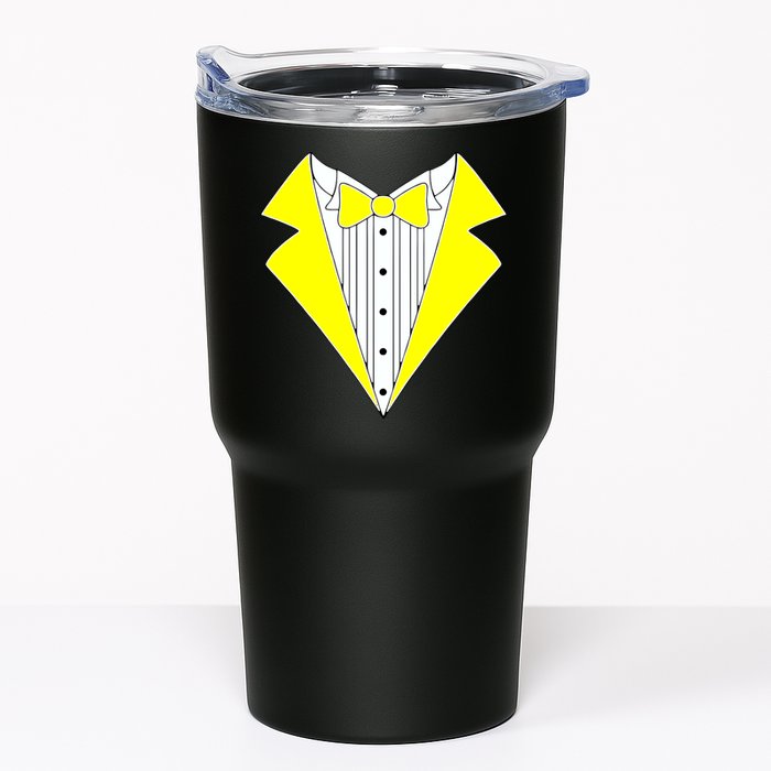 Yellow Tuxedo Tux Wedding Tumbler