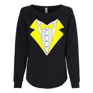 Yellow Tuxedo Tux Wedding Womens California Wash Sweatshirt