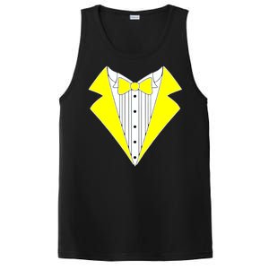 Yellow Tuxedo Tux Wedding PosiCharge Competitor Tank