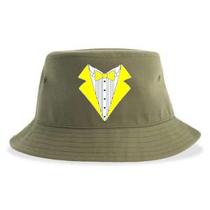 Yellow Tuxedo Tux Wedding Sustainable Bucket Hat