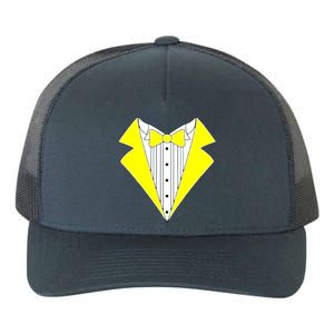 Yellow Tuxedo Tux Wedding Yupoong Adult 5-Panel Trucker Hat